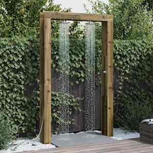 Zunanji tuš Naravna 137 x 23 x 226 cm Impregnirana borovina