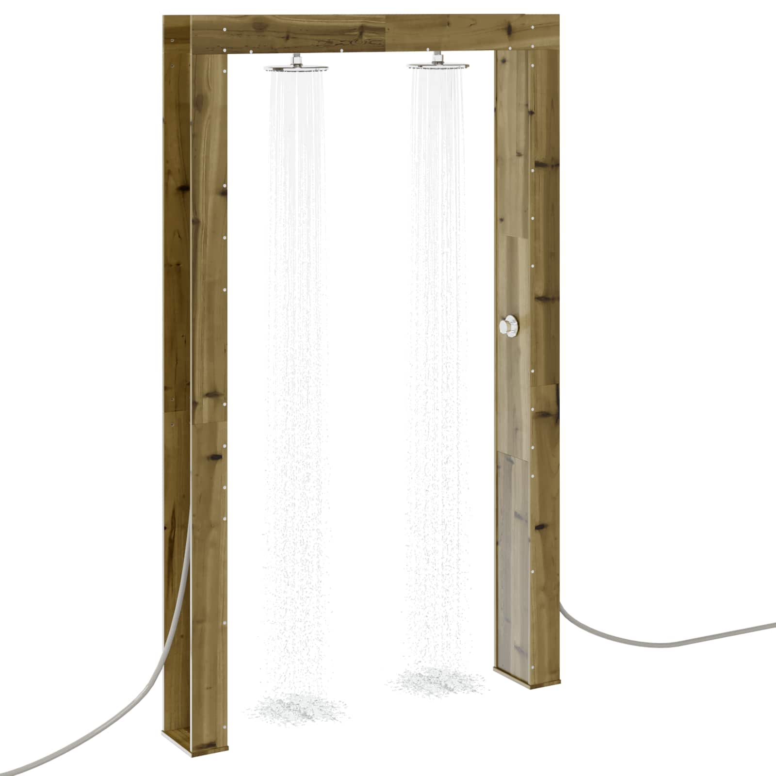 Buitendouche Naturel 137 x 23 x 226 cm Geïmpregneerd grenenhout image 3