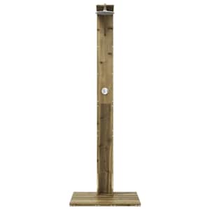 Venkovní sprcha 214,5 cm Přírodní - obrázek 4