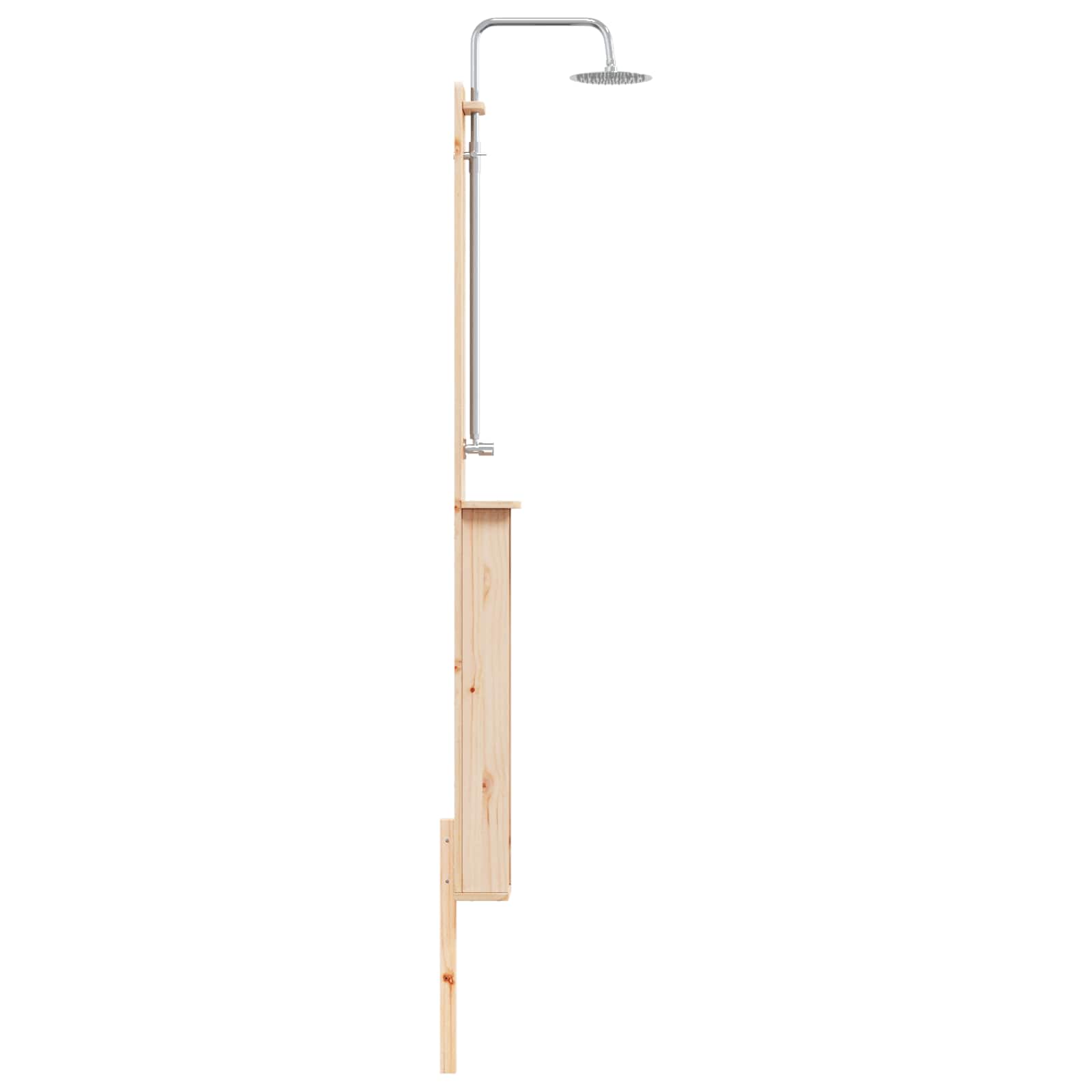 Buitendouche Naturel 24 x 19 x 246 cm Massief grenenhout image 5