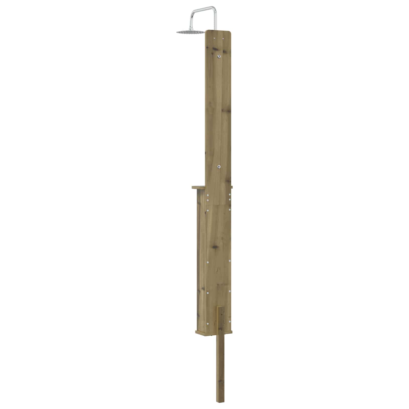 Buitendouche 246 cm Geïmpregneerd dennenhout en roestvrij staal image 6
