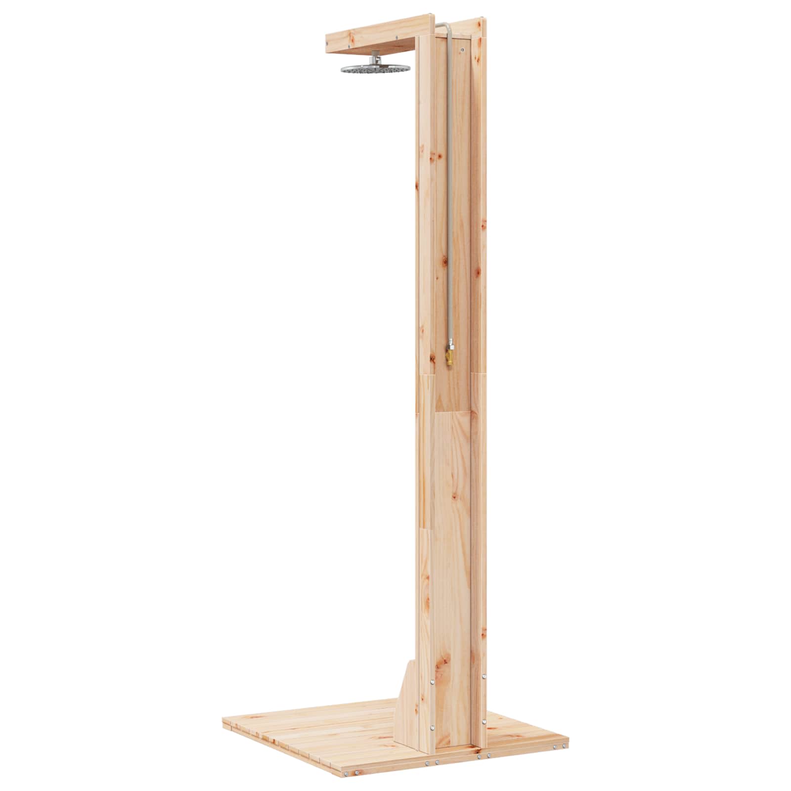 Buitendouche 210 cm Massief grenenhout en roestvrij staal image 6
