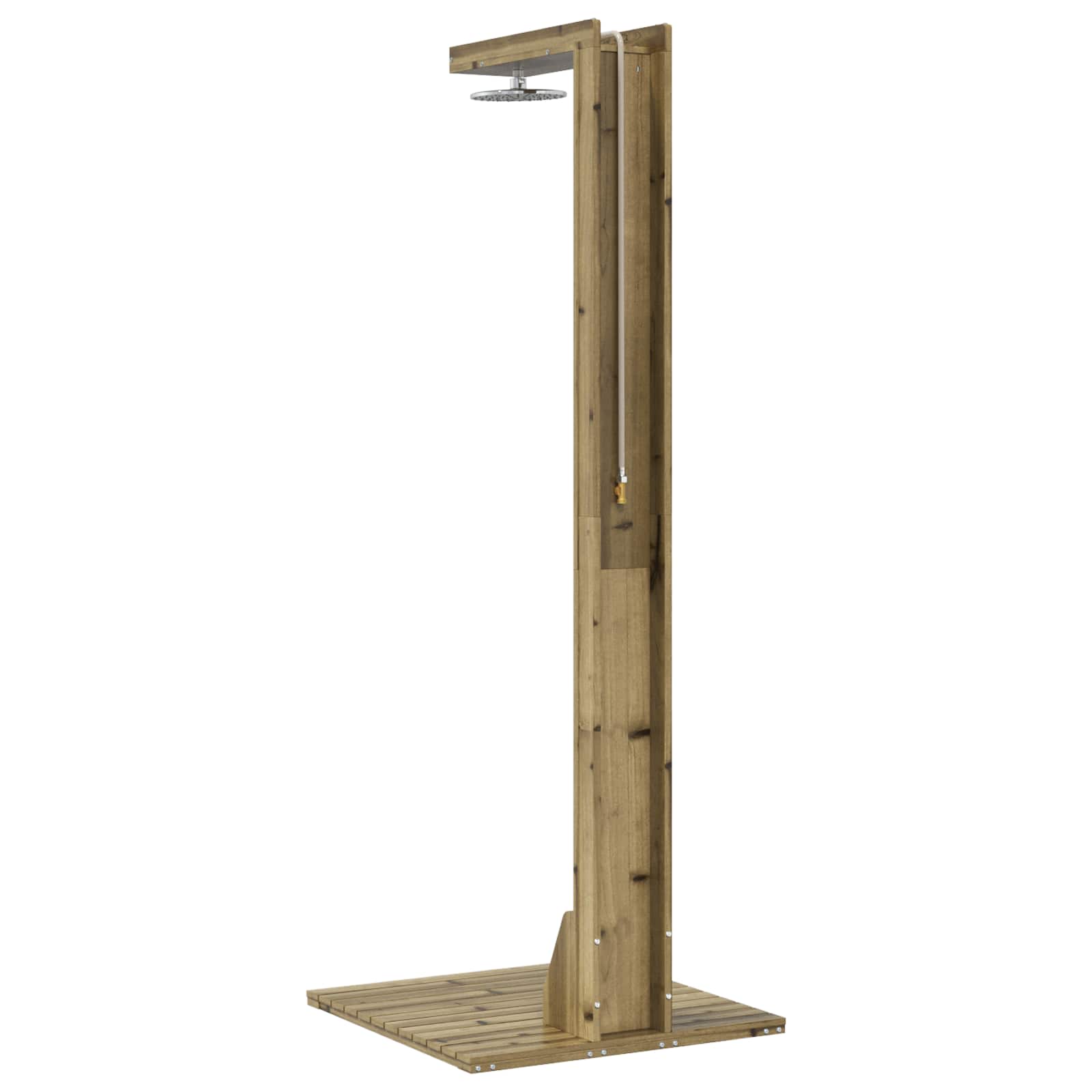 Buitendouche 210 cm Geïmpregneerd dennenhout en roestvrij staal image 6