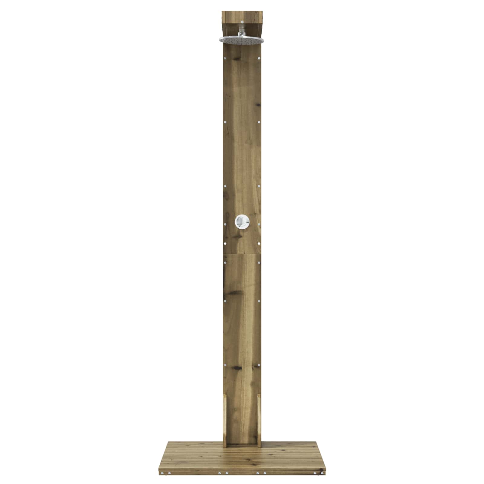 Buitendouche 210 cm Geïmpregneerd dennenhout en roestvrij staal image 4