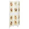 vidaXL Romdivider sein Valge 106 x 165 cm MDF