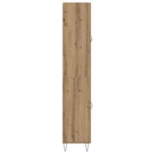 Vysoký bufet Artisanový dub 69,5 x 34 x 180 cm kompozitní dřevo - obrázek 9