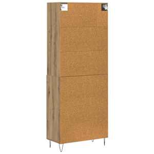 Vysoký bufet 2 pcs Artisanový dub 69,5 x 34 x 180 cm - obrázek 10