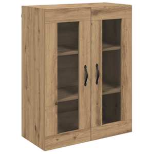 Vysoký bufet Artisanový dub 69,5 x 34 x 180 cm kompozitní dřevo - obrázek 5
