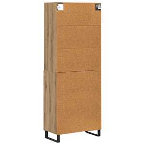 Vysoký bufet 2 pcs Artisanový dub 69,5 x 34 x 180 cm - obrázek 10
