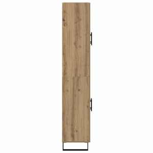 Vysoký bufet Artisanový dub 69,5 x 34 x 180 cm kompozitní dřevo - obrázek 9