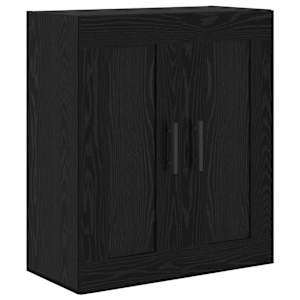 Vysoký bufet Černý dub 69,5 x 34 x 180 cm kompozitní dřevo - obrázek 5