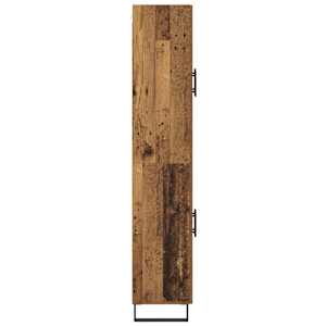 Vysoký bufet 2 pcs Staré dřevo 69,5 x 34 x 180 cm - obrázek 9