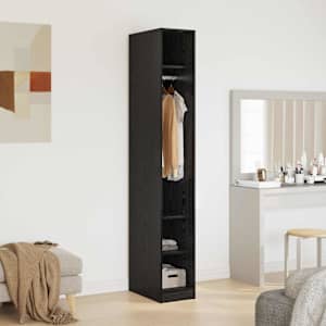 Šatní skříň Černý dub 50 x 30 x 200 cm Kompozitní dřevo - obrázek 4