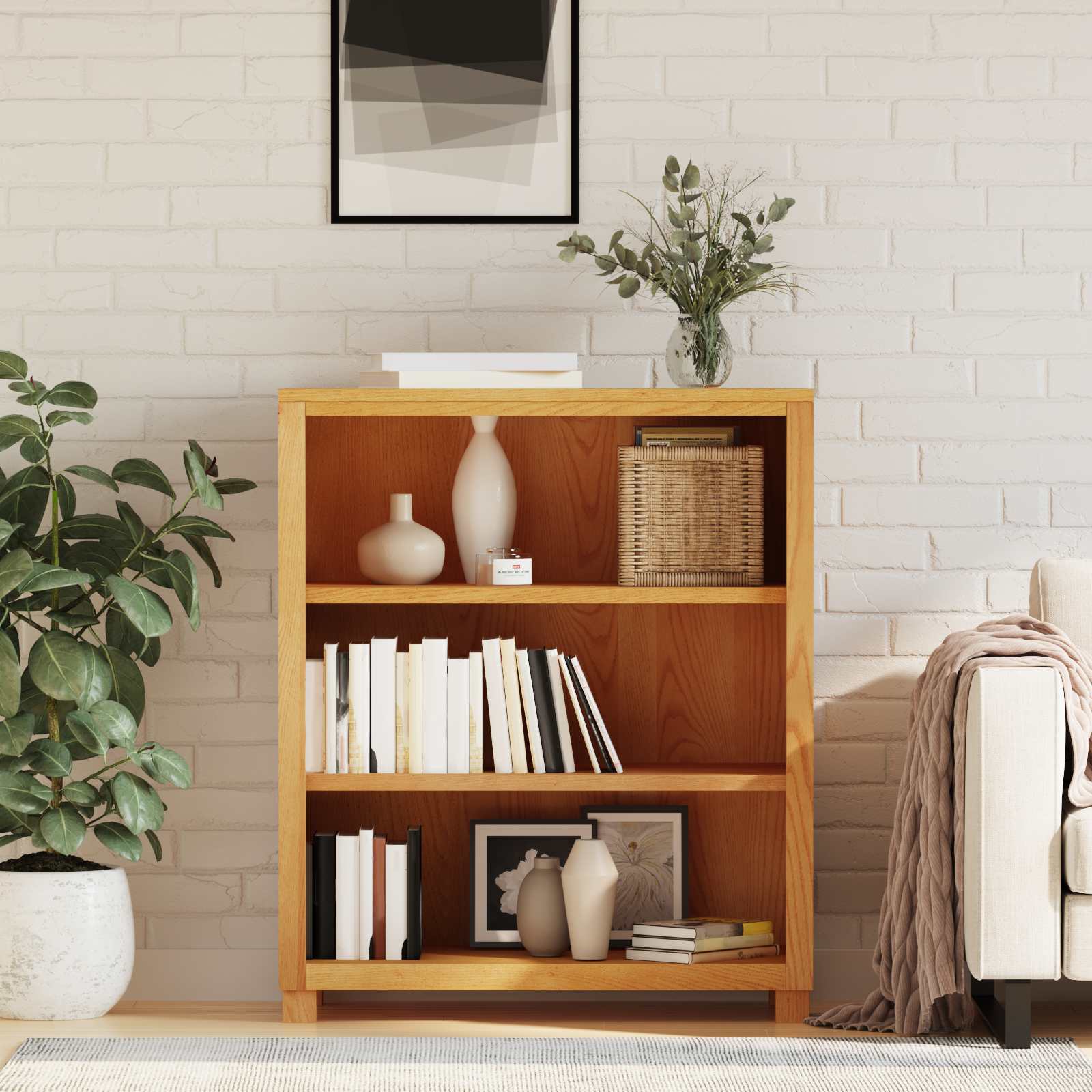 Kaappi säilytystilassa Ruskea Tekninen puu - Image 3