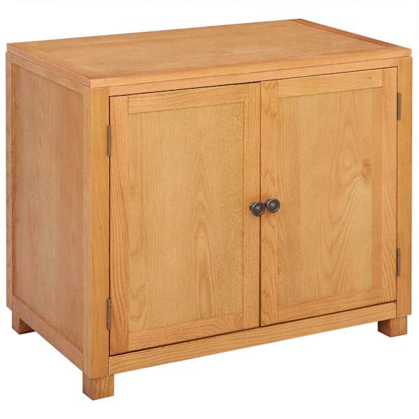 vidaXL Kapp ladustamisega Pruun 78 x 50 x 70 cm Tugev Tamme Puit