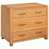 vidaXL Kapp sahtliga Pruun 80 x 50 x 70 cm Tugev Tamme Puit