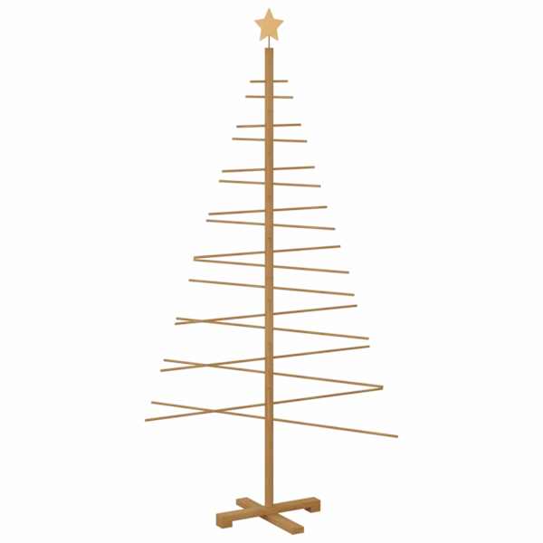 vidaXL Puidust j&otilde;ulupuu Pruun 180 cm Bambus