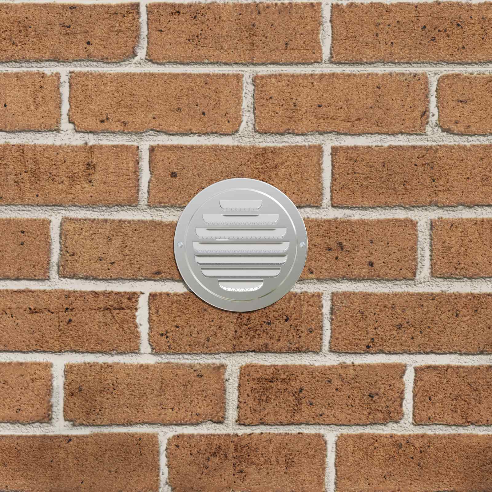 Thumbnail - vidaXL Lüftungsgitter 4 pcs Silber 80 mm Edelstahl