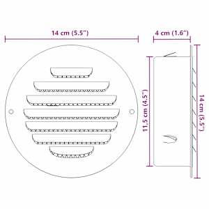 Kryty vzduchových ventilátorů 4 pcs Stříbrná 125 mm - obrázek 11