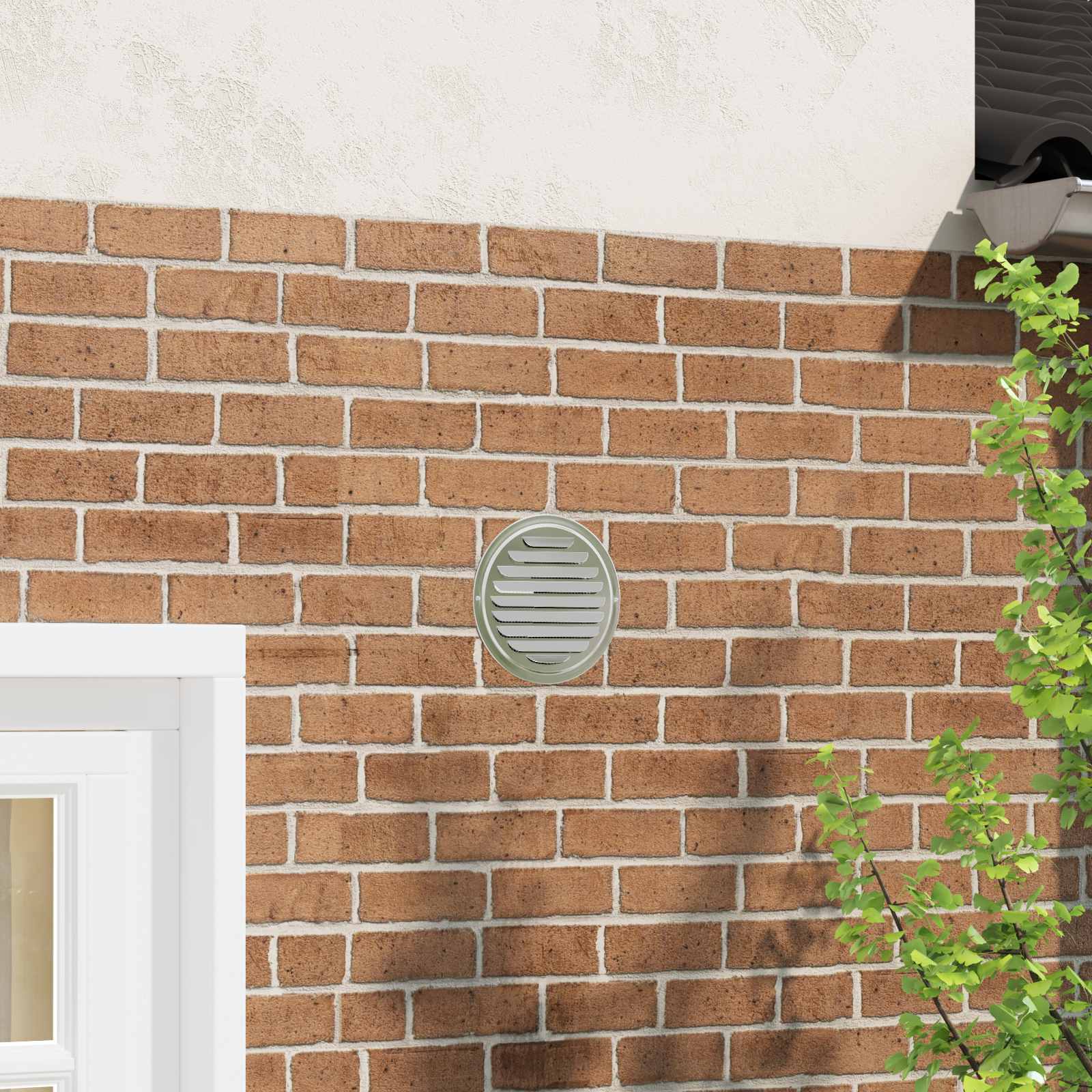 vidaXL Capace de ventilație pentru aer 4 pcs Argintiu 150 mm