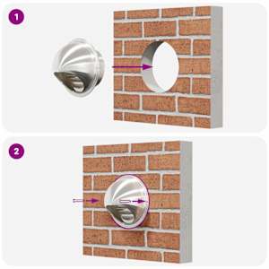 Kryty vzduchových ventilátorů 2 pcs Stříbrná 80 mm - obrázek 10