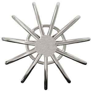 Ochrana listů okapů 2 pcs Stříbrná 50 mm Nerezová ocel - obrázek 6