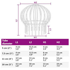 Ochrana listů okapů 2 pcs Stříbrná 75 mm Nerezová ocel - obrázek 11