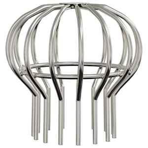 Ochrana listů okapů 2 pcs Stříbrná 110 mm Nerezová ocel - obrázek 2