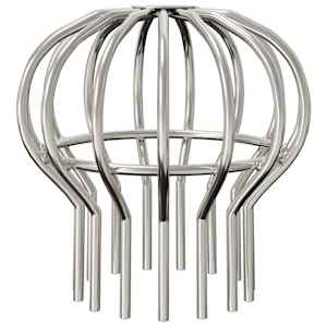 Ochrana listů okapů 2 pcs Stříbrná 110 mm Nerezová ocel - obrázek 5