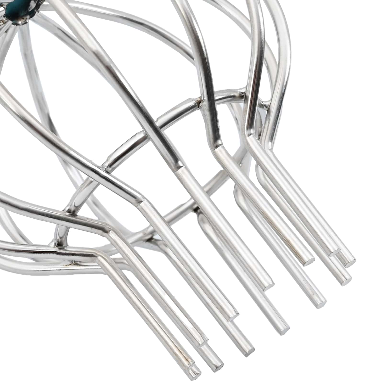 Zaščita za listje na žlebu 8 pcs srebrna 110 mm Nerjaveče jeklo - slika 8