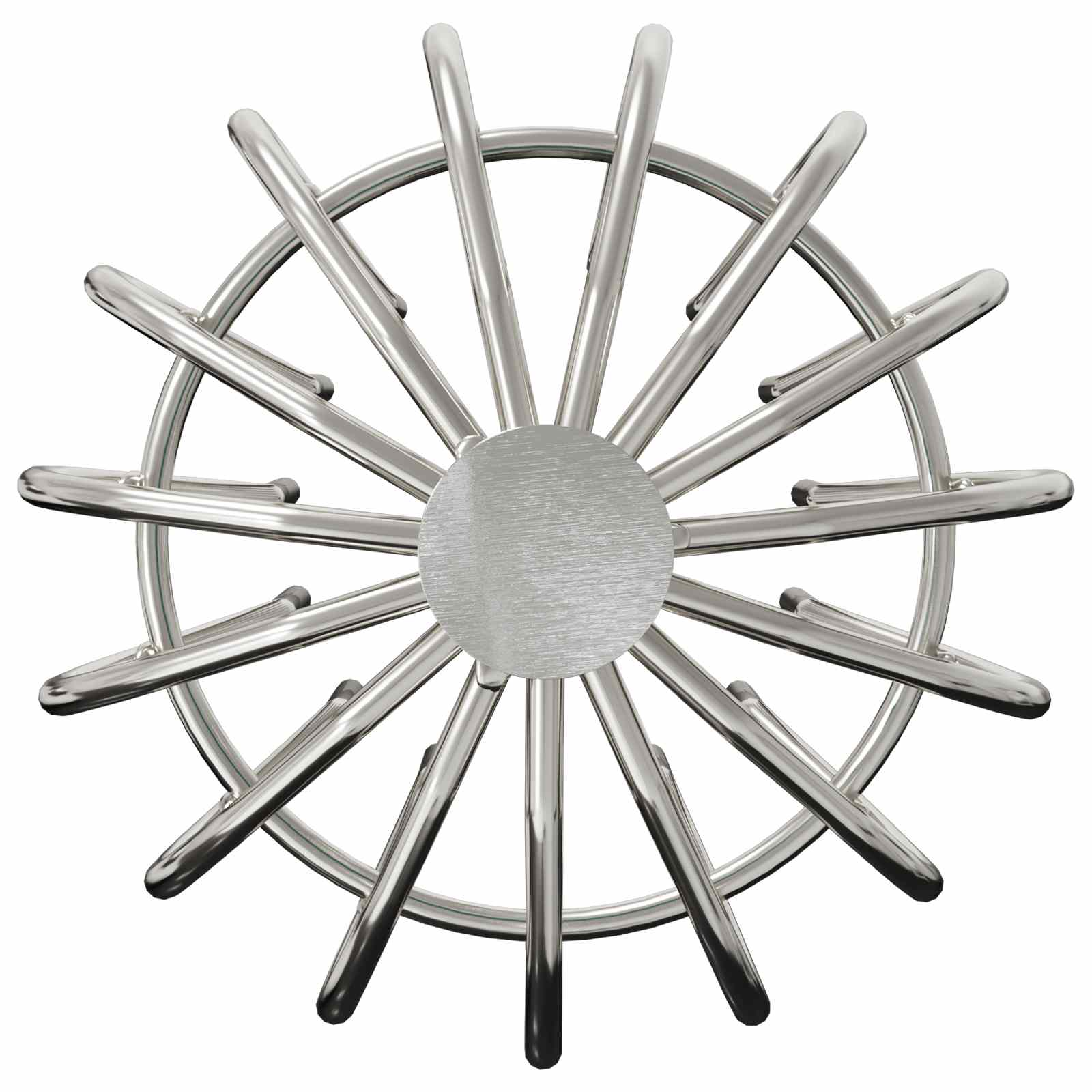 Zaščita za listje na žlebu 8 pcs srebrna 110 mm Nerjaveče jeklo - slika 6