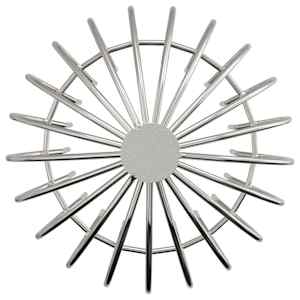 Ochrana listů okapů 2 pcs Stříbrná 160 mm Nerezová ocel - obrázek 6