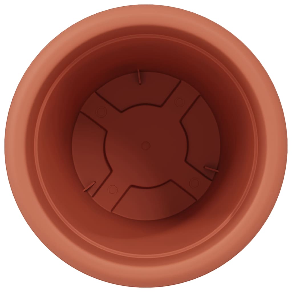Ronde Bloempot 24 pcs Baksteenrood Ø 26 x 21.5 cm Kunststof image 6