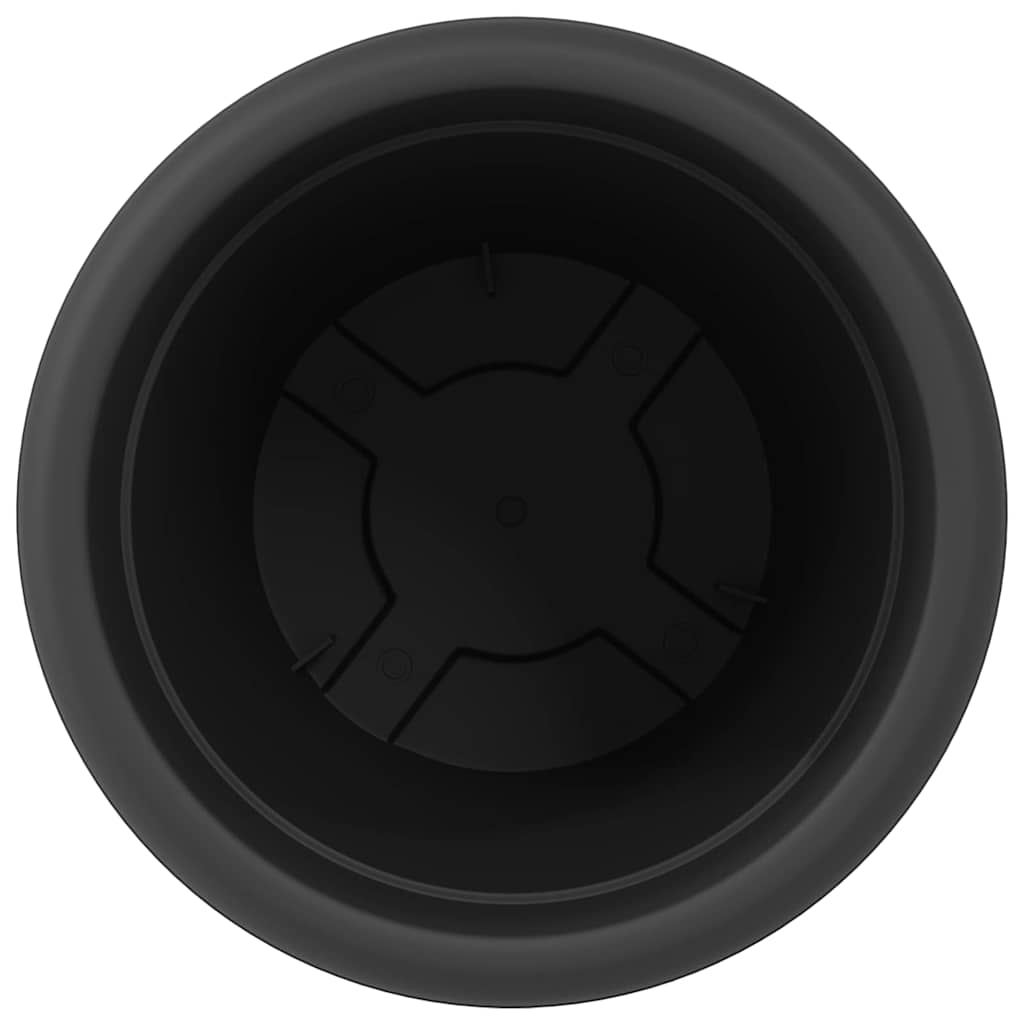 Ronde Bloempot 24 pcs Zwart Ø 26 x 21.5 cm Kunststof image 6