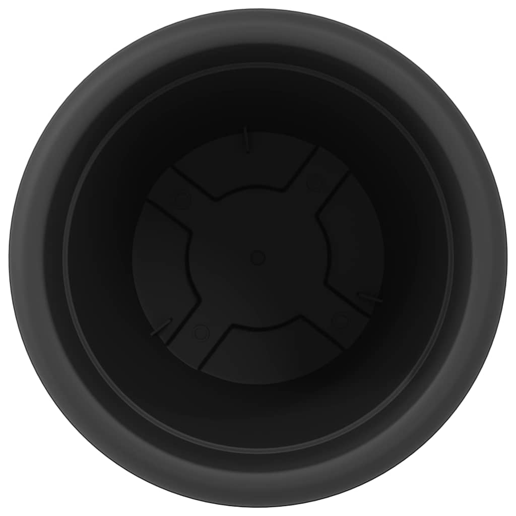 Ronde Bloempot 24 pcs Zwart Ø 26 x 21.5 cm Kunststof image 6