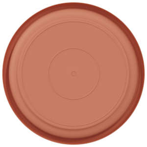 Kruhový květinový tácek 6 pcs Cihlově červená Ø 14 x 2 cm Plast - obrázek 6