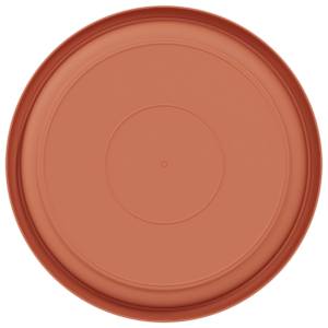 Kruhový květinový tácek 6 pcs Cihlově červená Ø 23,5 x 2,5 cm - obrázek 6