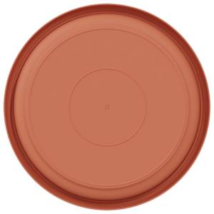 Kruhový květinový tácek 24 pcs Cihlově červená Ø 21,5 x 2,5 cm - obrázek 6