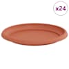 vidaXL Ringikujuline Lilletaldrik 24 tk Kohviroosa &Oslash; 23,5 x 2,5 cm
