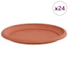 vidaXL Ringikujuline Lilletaldrik 24 tk Kohviroosa &Oslash; 27 x 2,5 cm