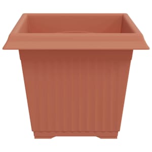 Čtvercový květináč 6 pcs Cihlově červená 28,5 x 28,5 x 22 cm - obrázek 6