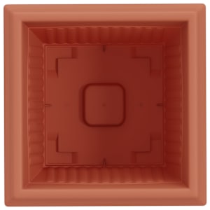 Čtvercový květináč 6 pcs Cihlově červená 28,5 x 28,5 x 22 cm - obrázek 7