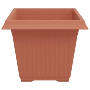 Čtvercový květináč 6 pcs Cihlově červená 43 x 43 x 33,5 cm - obrázek 6