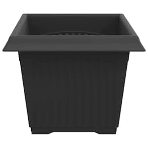 Čtvercový květináč 6 pcs Černá 23 x 23 x 17,5 cm Plast - obrázek 6