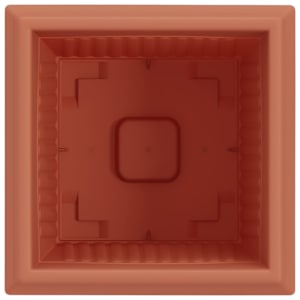Čtvercový květináč 24 pcs Cihlově červená 23 x 23 x 17,5 cm - obrázek 7
