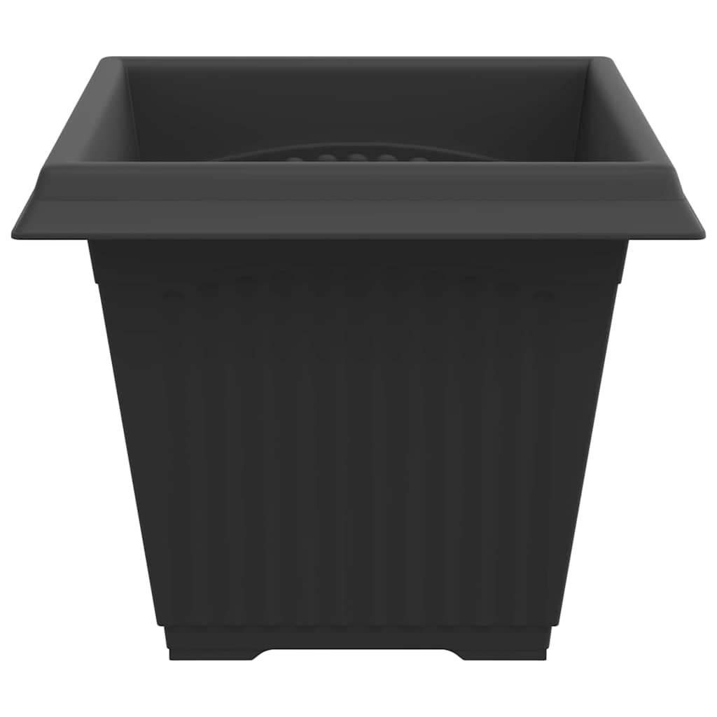 Vază pătrată pentru flori 24 pcs Negru 43 x 43 x 33.5 cm [5]