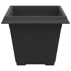 Čtvercový květináč 24 pcs Černá 38 x 38 x 30 cm Plast - obrázek 6