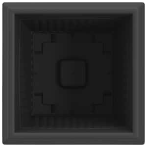 Čtvercový květináč 24 pcs Černá 38 x 38 x 30 cm Plast - obrázek 7