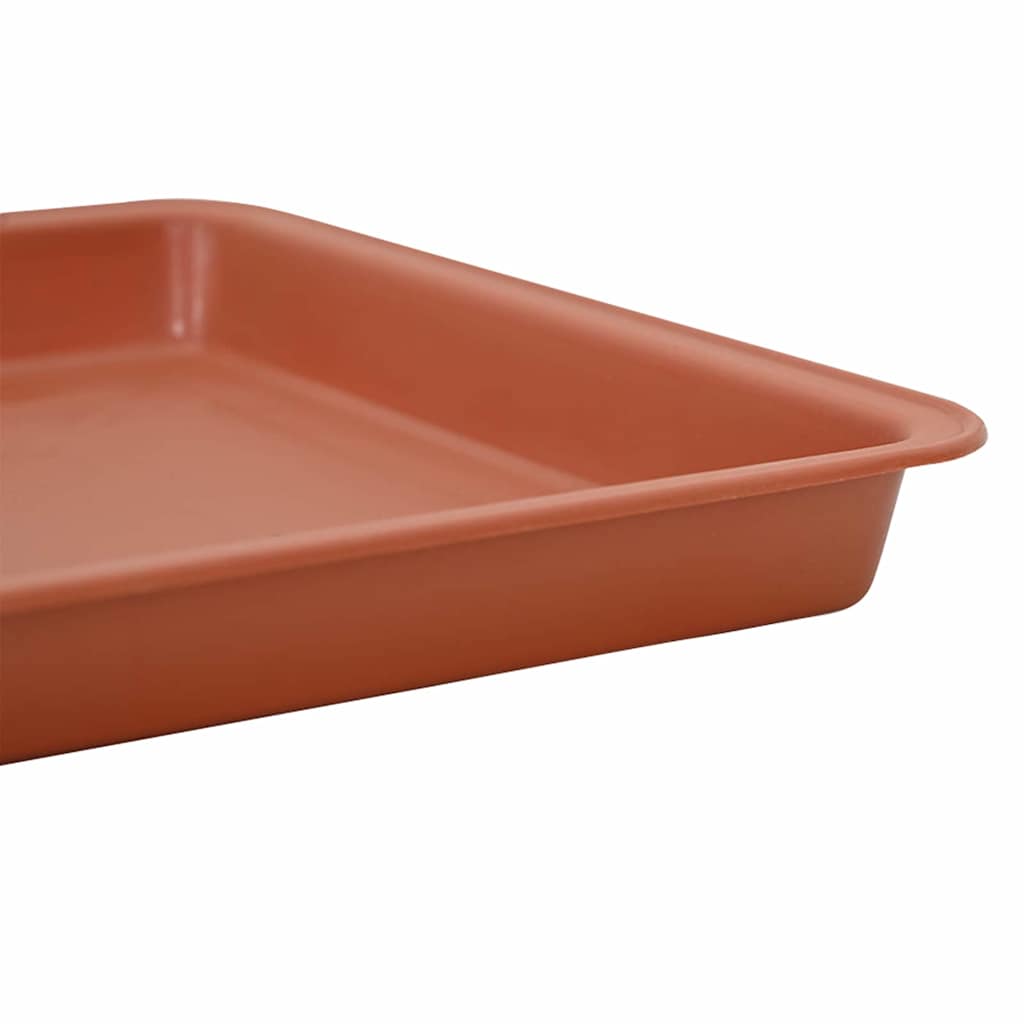 Vierkante Bloemenschotel 6 pcs Baksteenrood 15 x 15 x 2 cm image 9