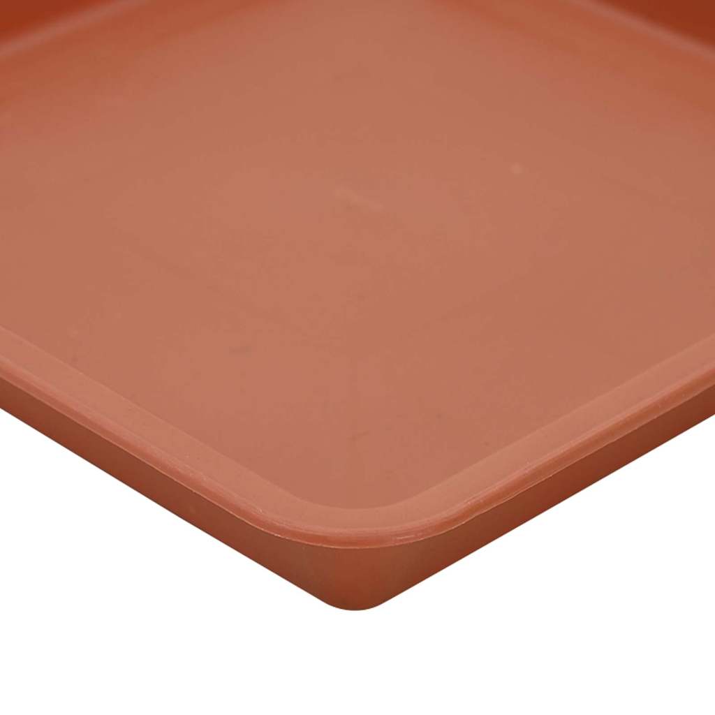 Vierkante Bloemenschotel 6 pcs Baksteenrood 21 x 21 x 2 cm image 8